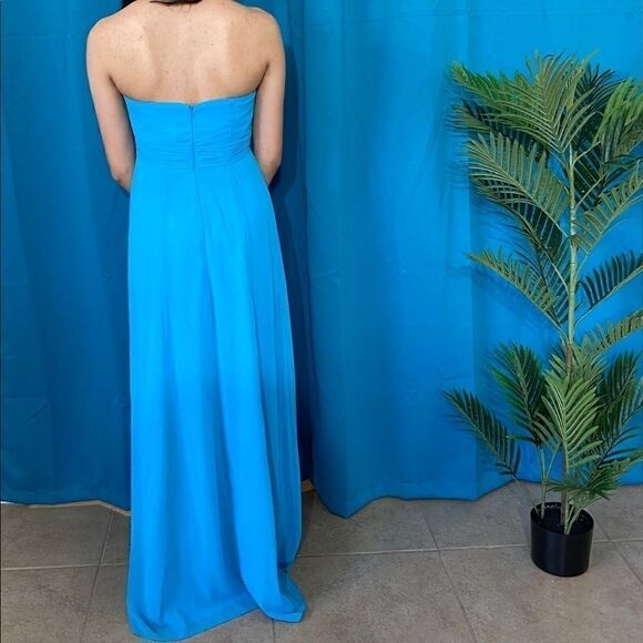 David’s Bridal turquoise formal dress. - Picture 3 of 7
